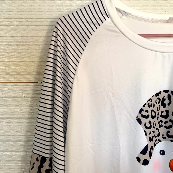 Snowman Print Jersey *NEW* Size XL - Picture 7 of 10